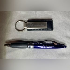 Mercedes Benz Pen and Keychain Set